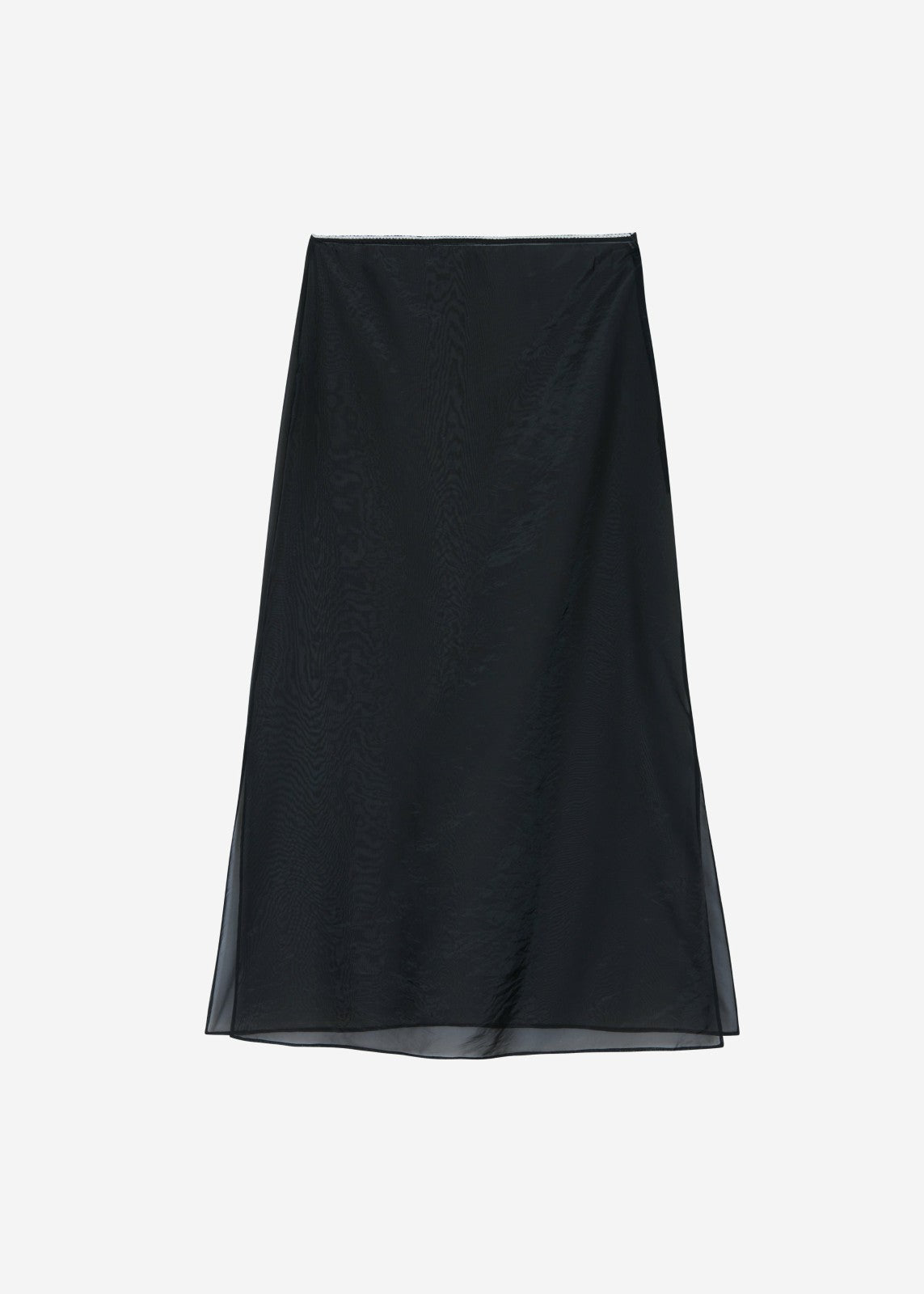 Girone Sheer Skirt - Black