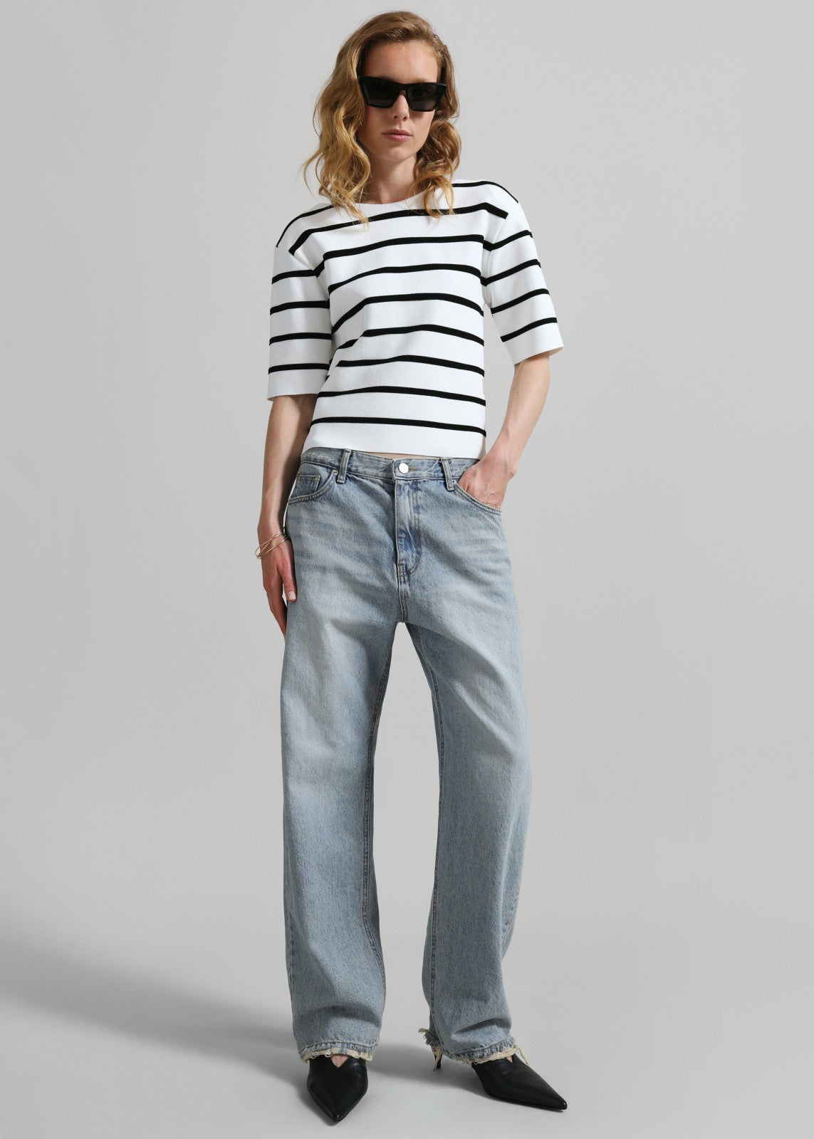 Tarmi Straight Leg Jeans - Light Wash