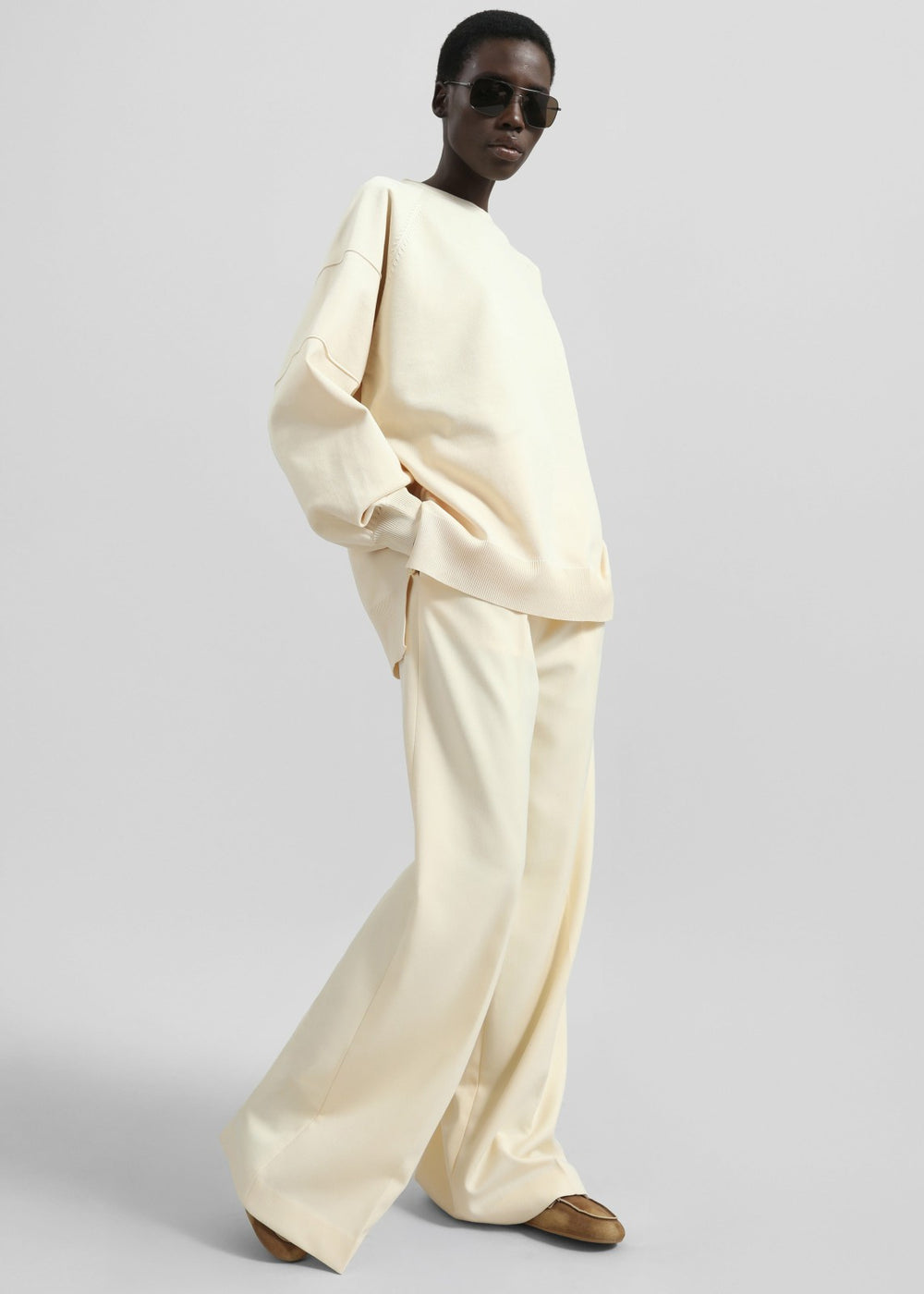 Wesra Knit Sweatshirt - Ecru