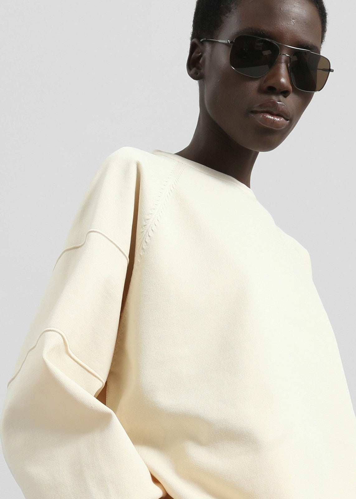 Wesra Knit Sweatshirt - Ecru