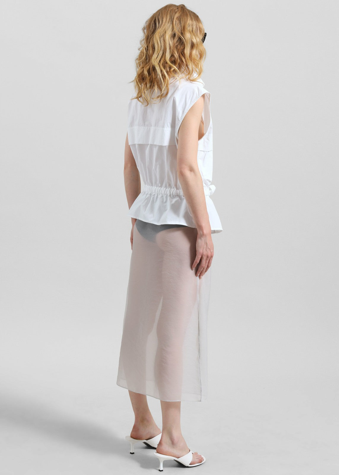 Rowley Utility Vest - White