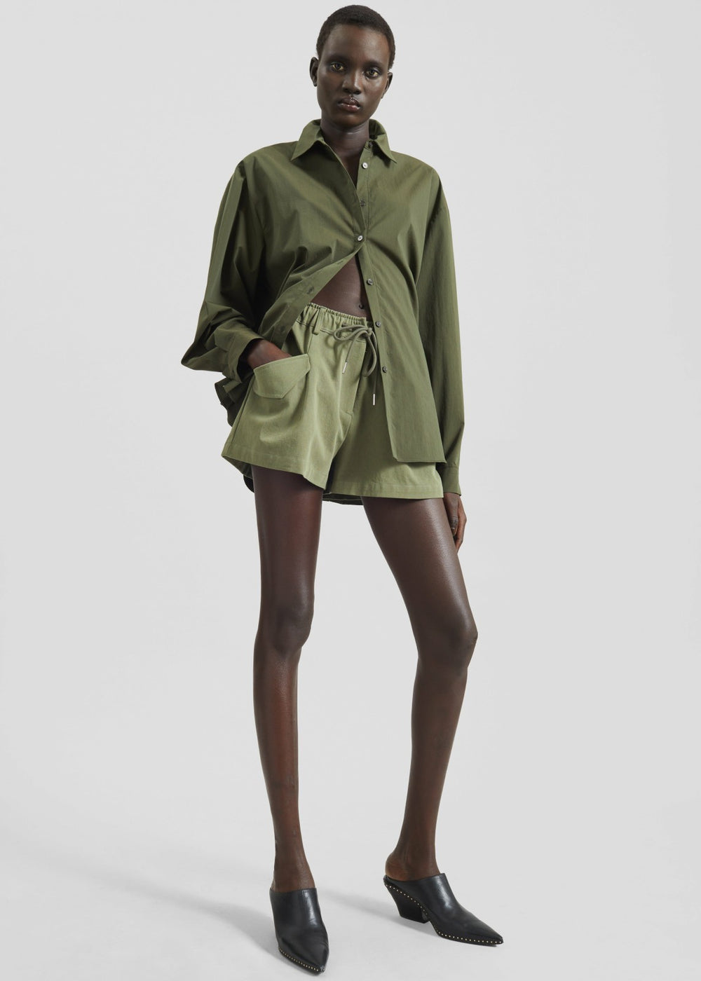 Orrin Cargo Shorts - Olive