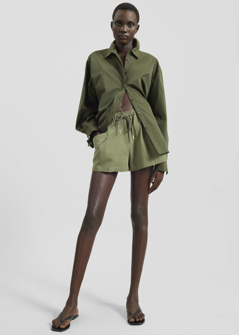 Orrin Cargo Shorts - Olive