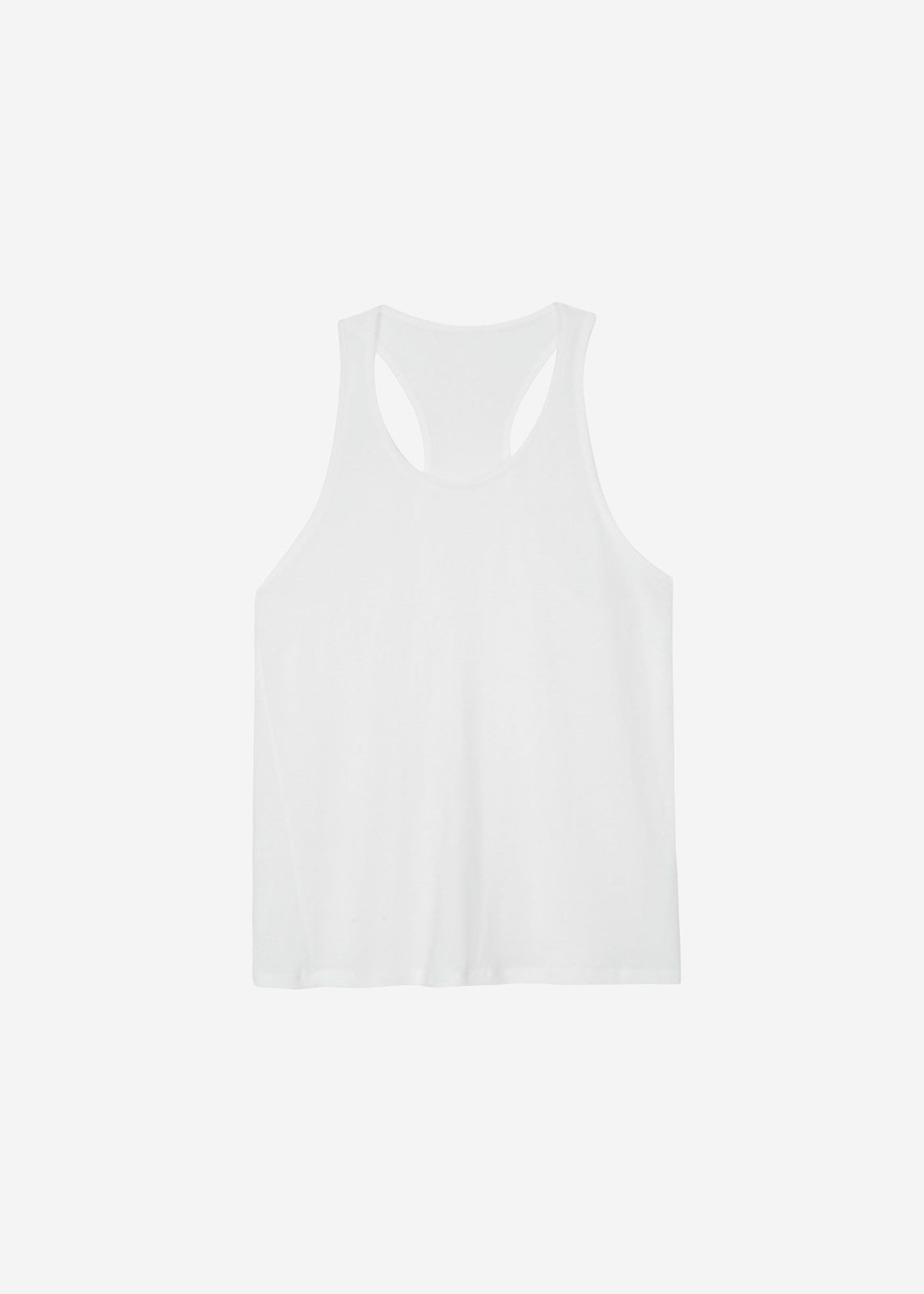 Nox Ribbed Tank Top - White