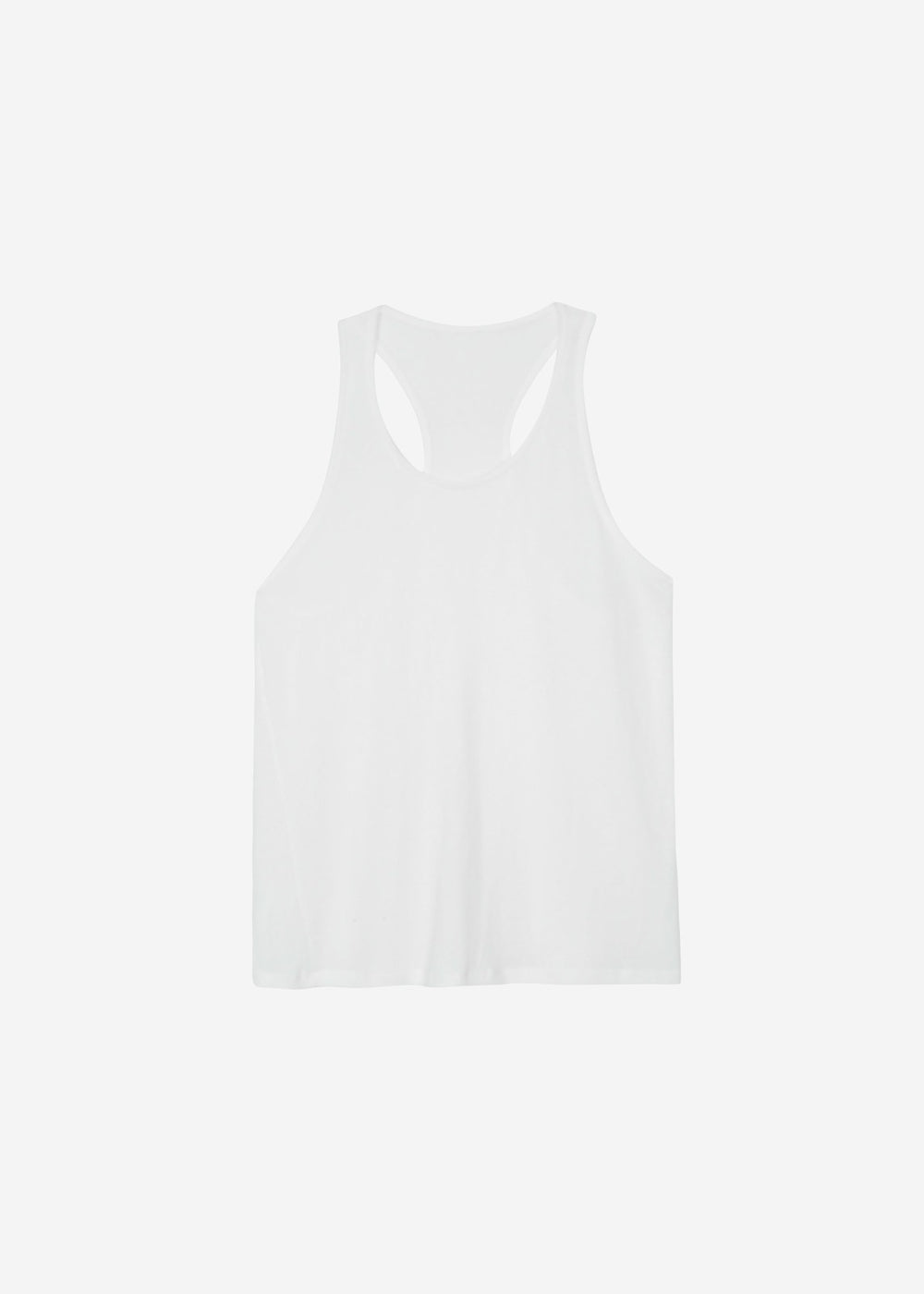 Nox Ribbed Tank Top - White