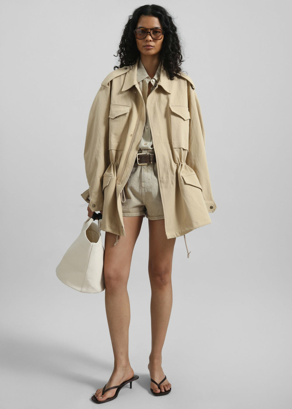 Toran Cargo Jacket - Beige
