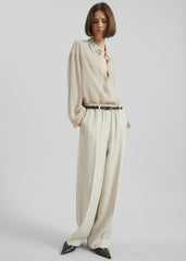 Hamnoy Straight Pants - Light Beige