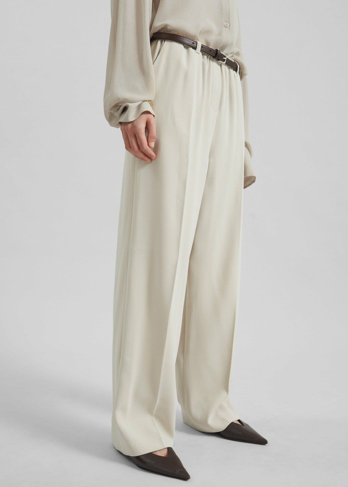 Hamnoy Straight Pants - Light Beige