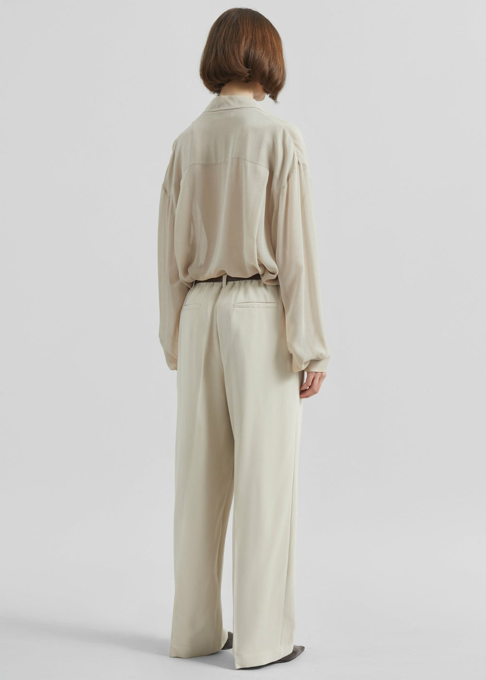 Hamnoy Straight Pants - Light Beige