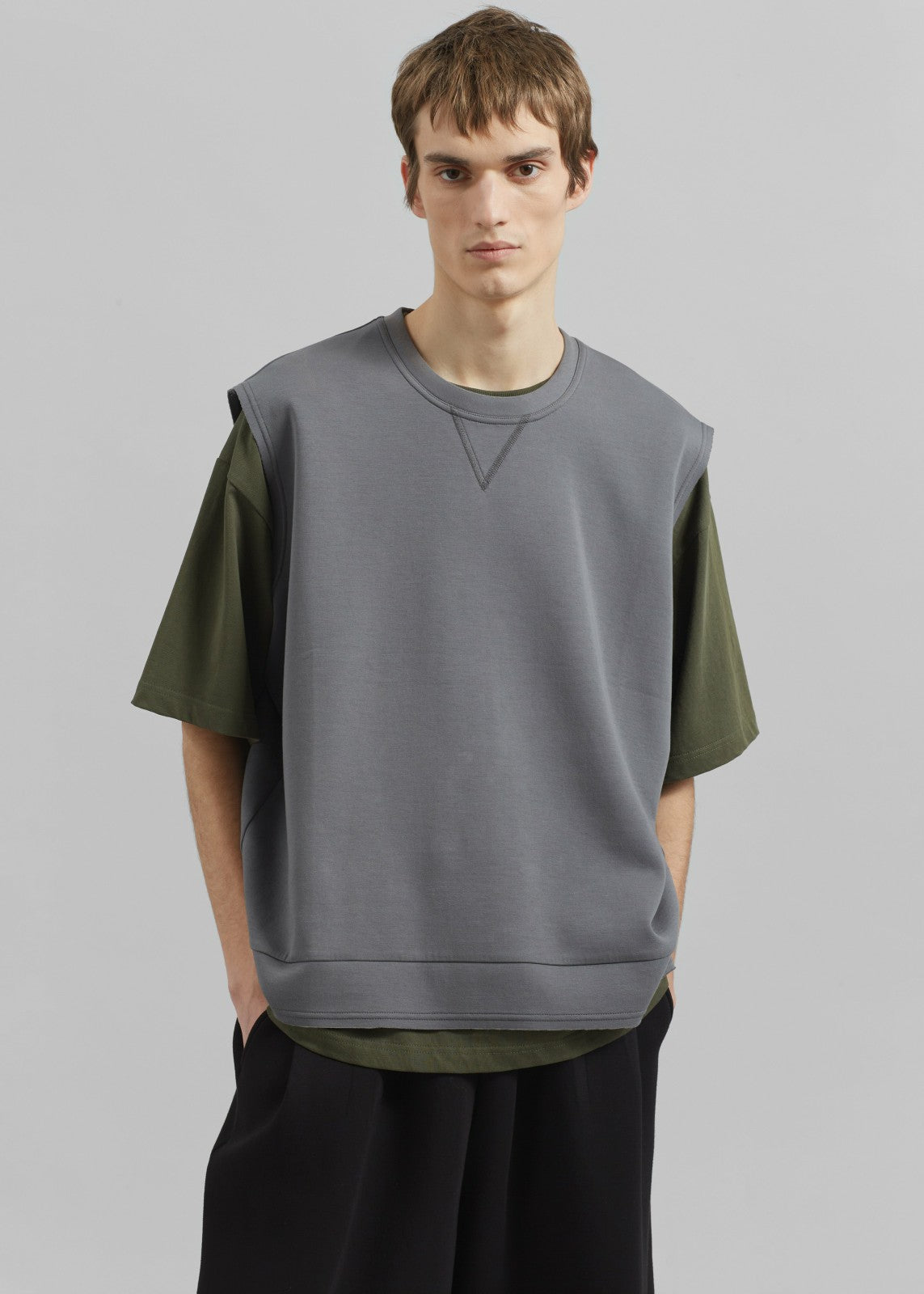 Laos Tank Top - Slate Grey