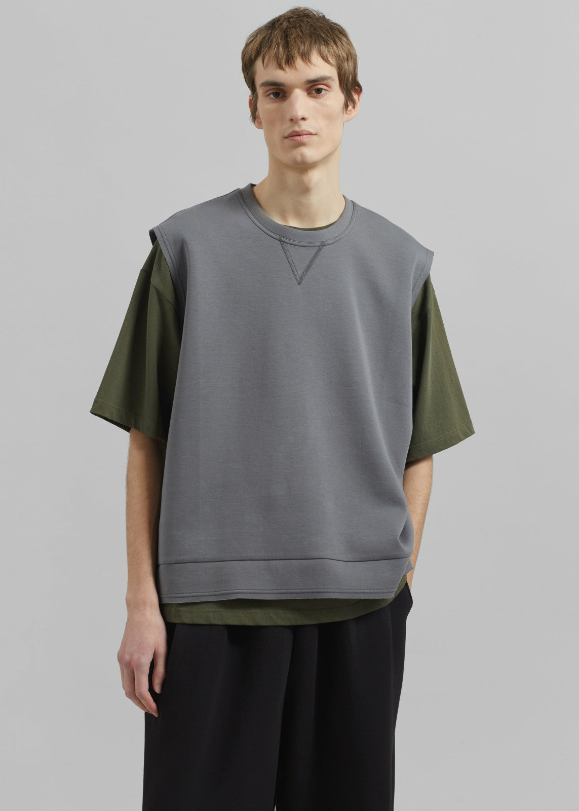 Laos Tank Top - Slate Grey