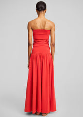 By Malene Birger Marciella Dress - Pompeian Red