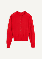 By Malene Birger Montie Cardigan - Pompeian Red