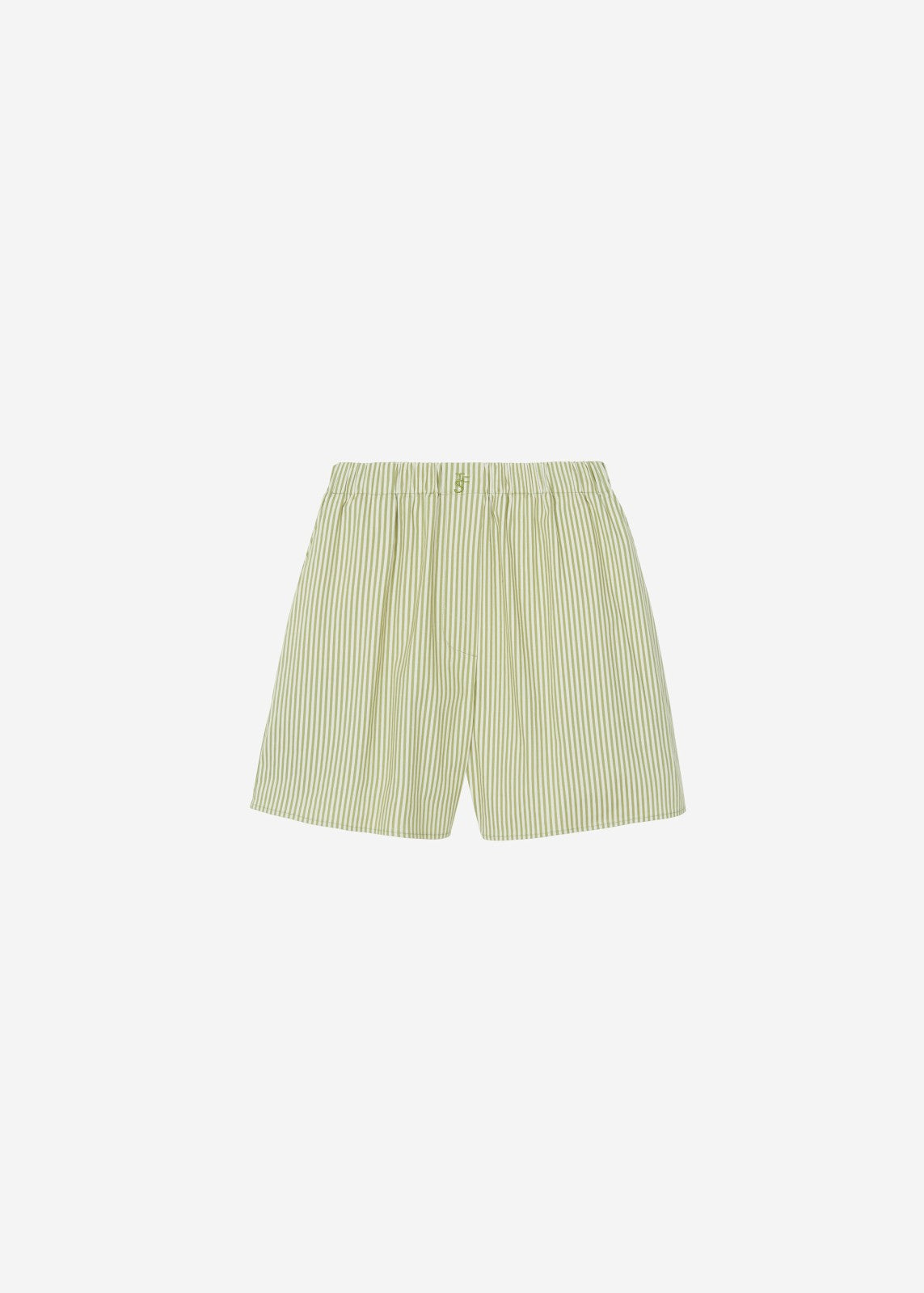 Lui Boxer Shorts - Green Stripe