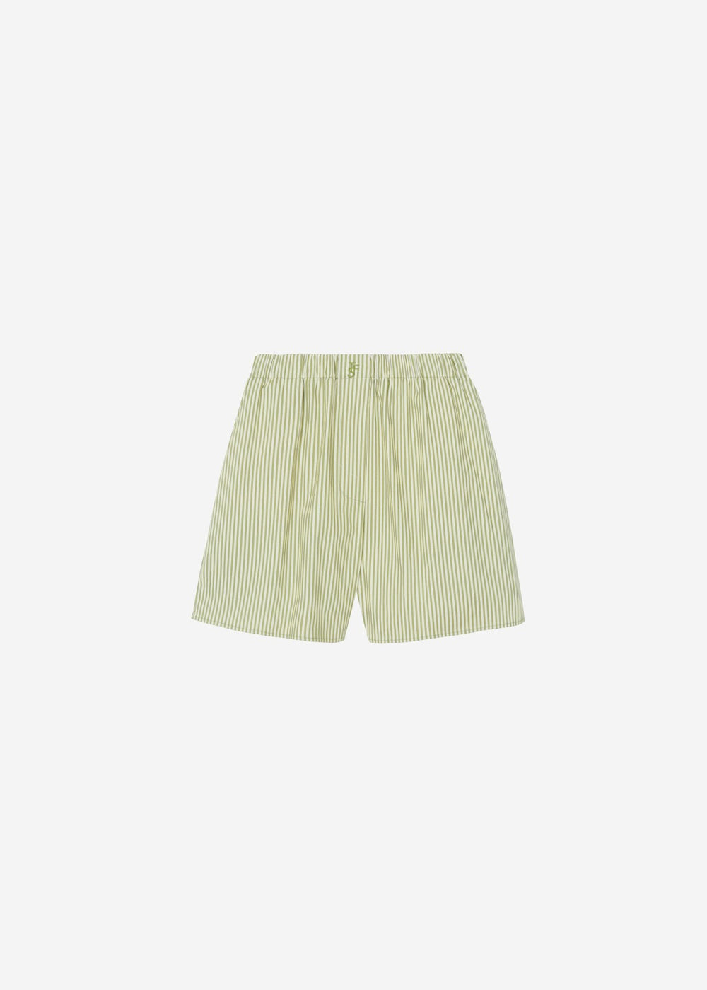Lui Boxer Shorts - Green Stripe
