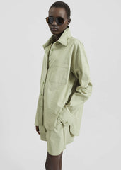 Lui Shirt - Green Stripe