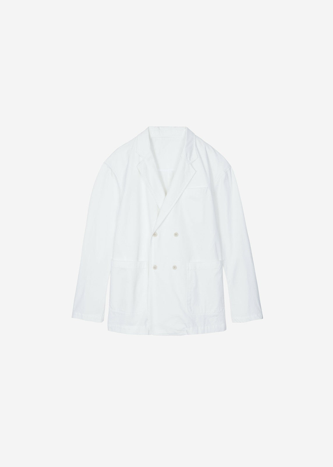 Denaye Cotton Blazer - White