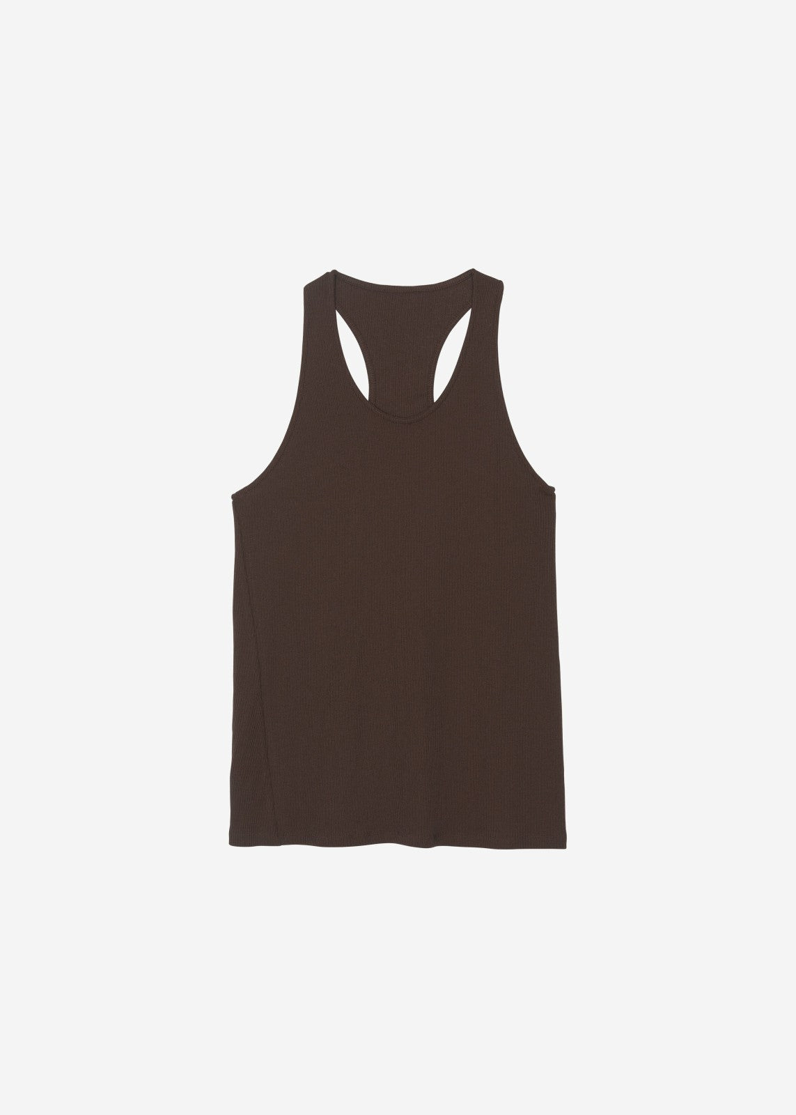 Nox Ribbed Tank Top - Brown