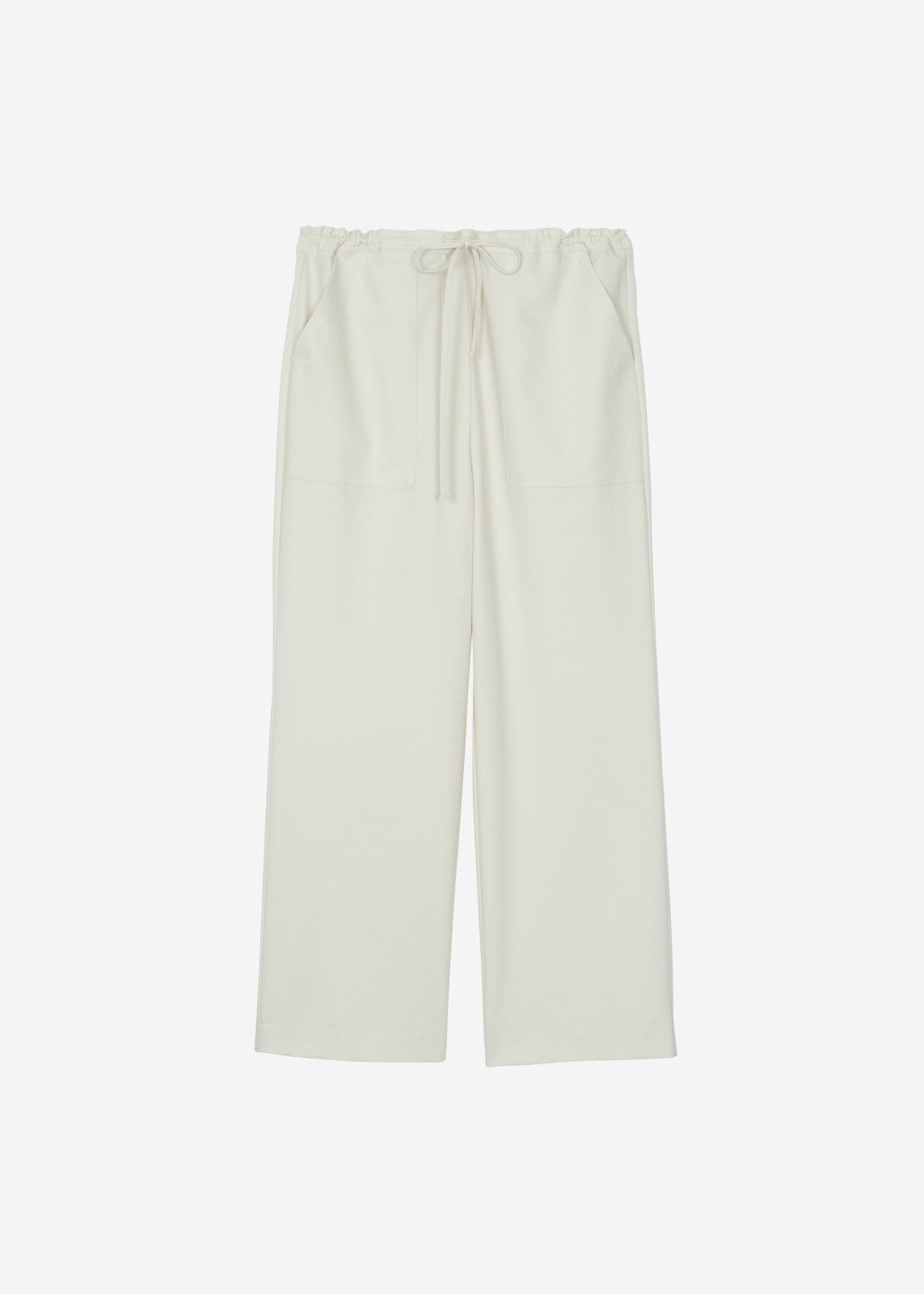 Ronne Straight Trousers - Cream