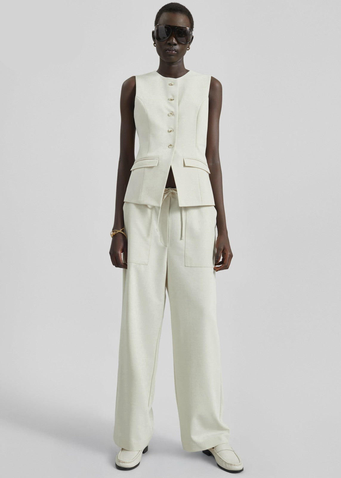 Ronne Vest - Cream