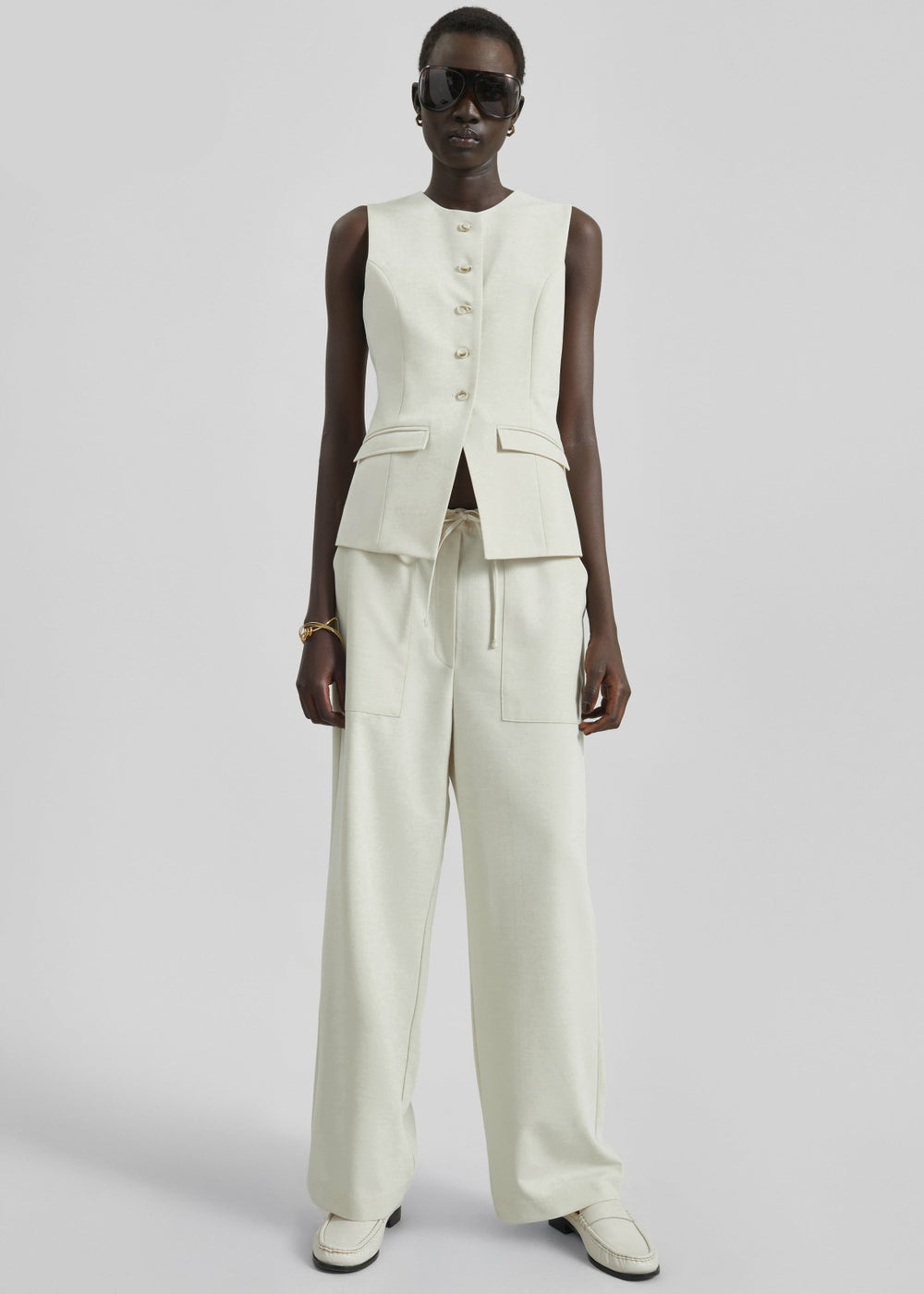 Ronne Vest - Cream