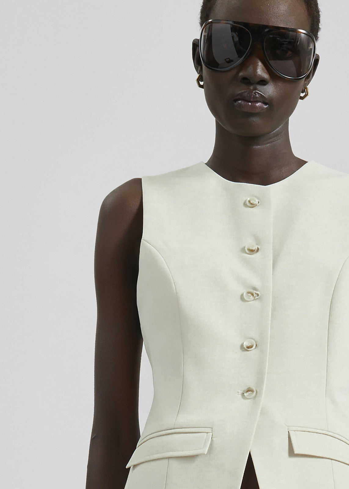 Ronne Vest - Cream