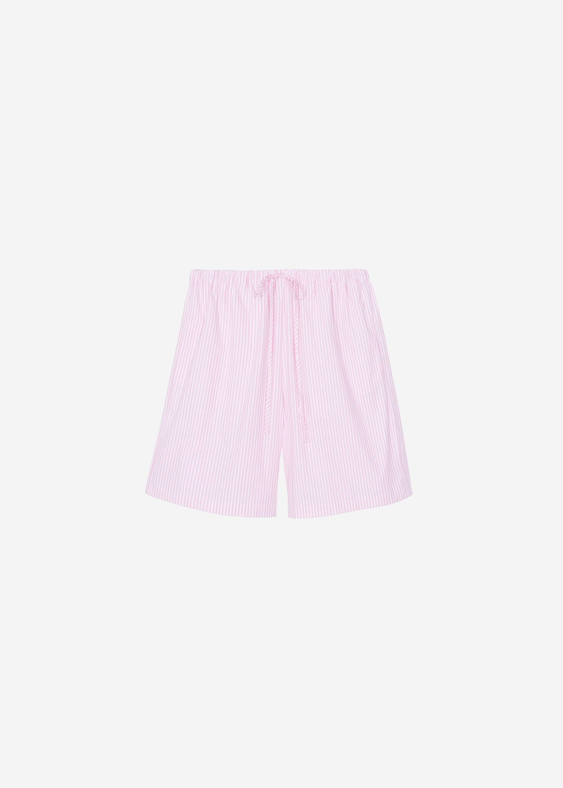 Rimini Bermuda Shorts - Pink/White Stripe