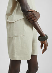 Tilba Polo Mini Dress - Beige