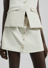 Ronne Mini Skirt - Cream