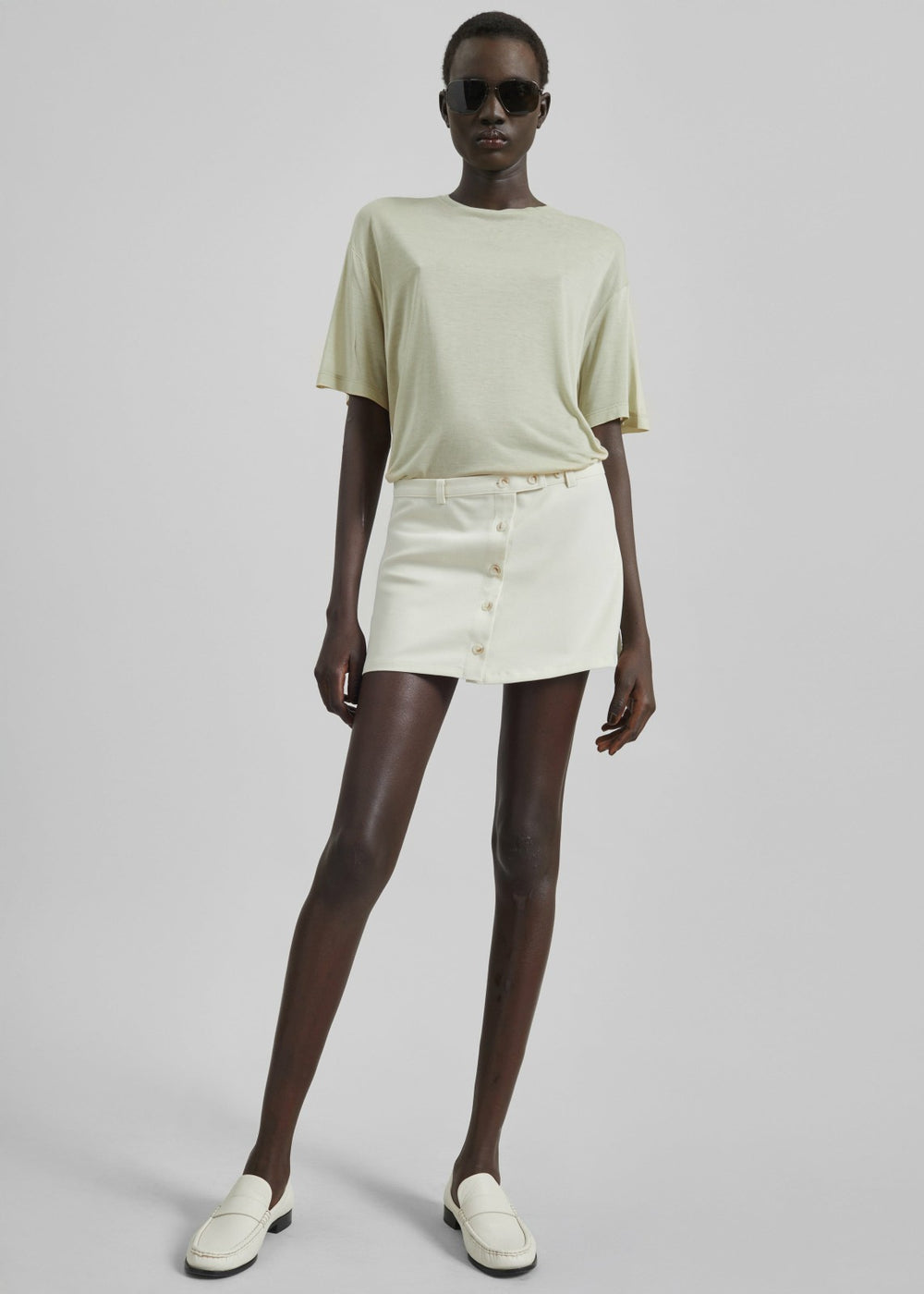 Ronne Mini Skirt - Cream
