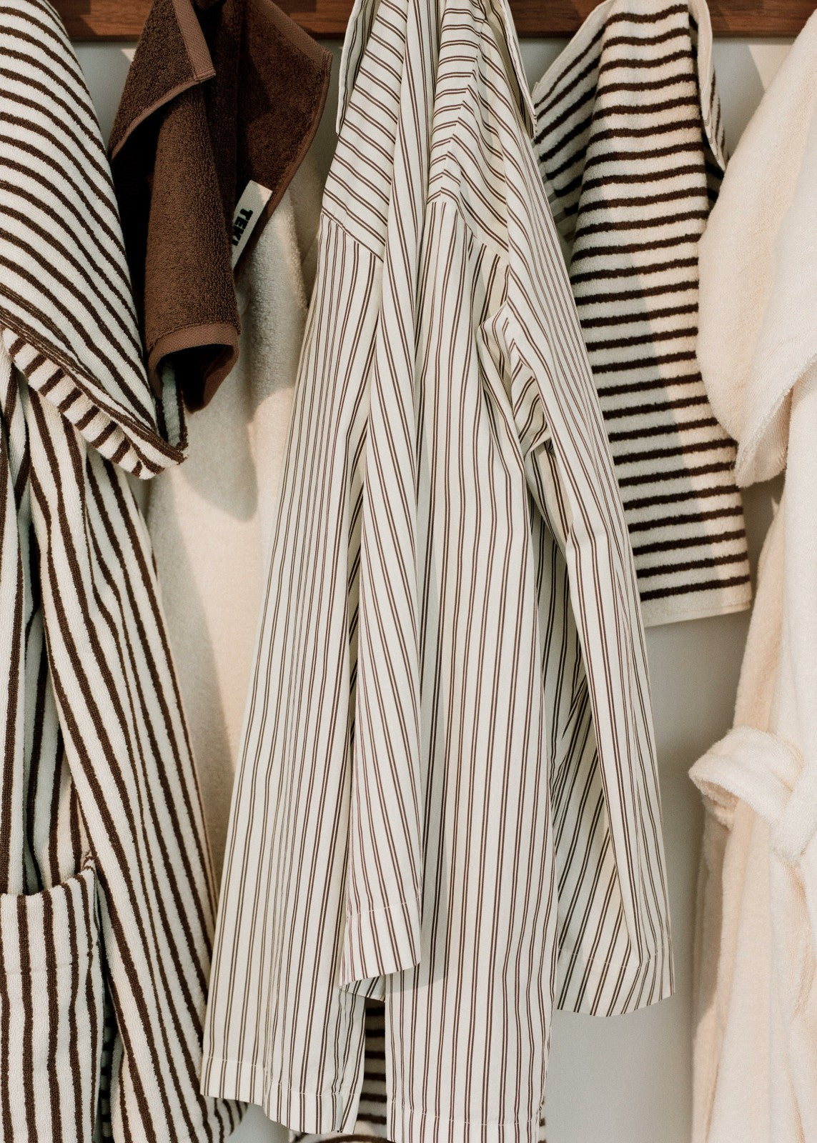 Tekla Poplin Pyjama Shirt - Hopper Stripes