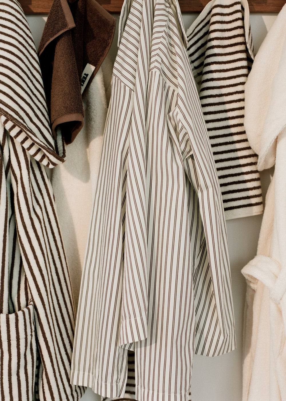 Tekla Poplin Pyjama Shirt - Hopper Stripes