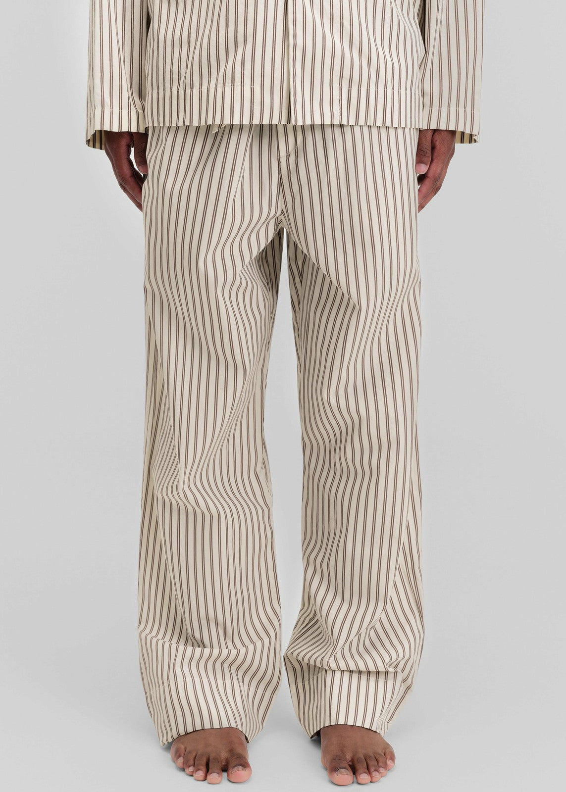 Tekla Poplin Pyjama Pants - Hopper Stripes