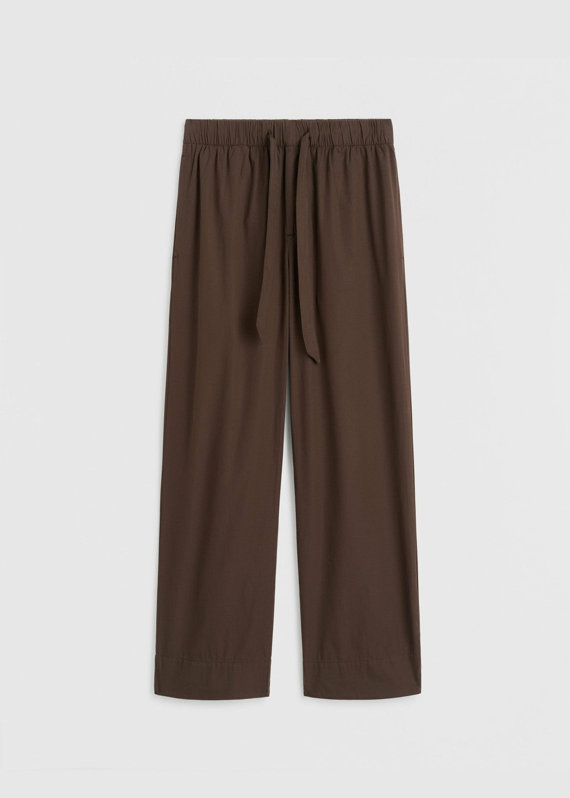 Tekla Poplin Pyjama Pants - Coffee