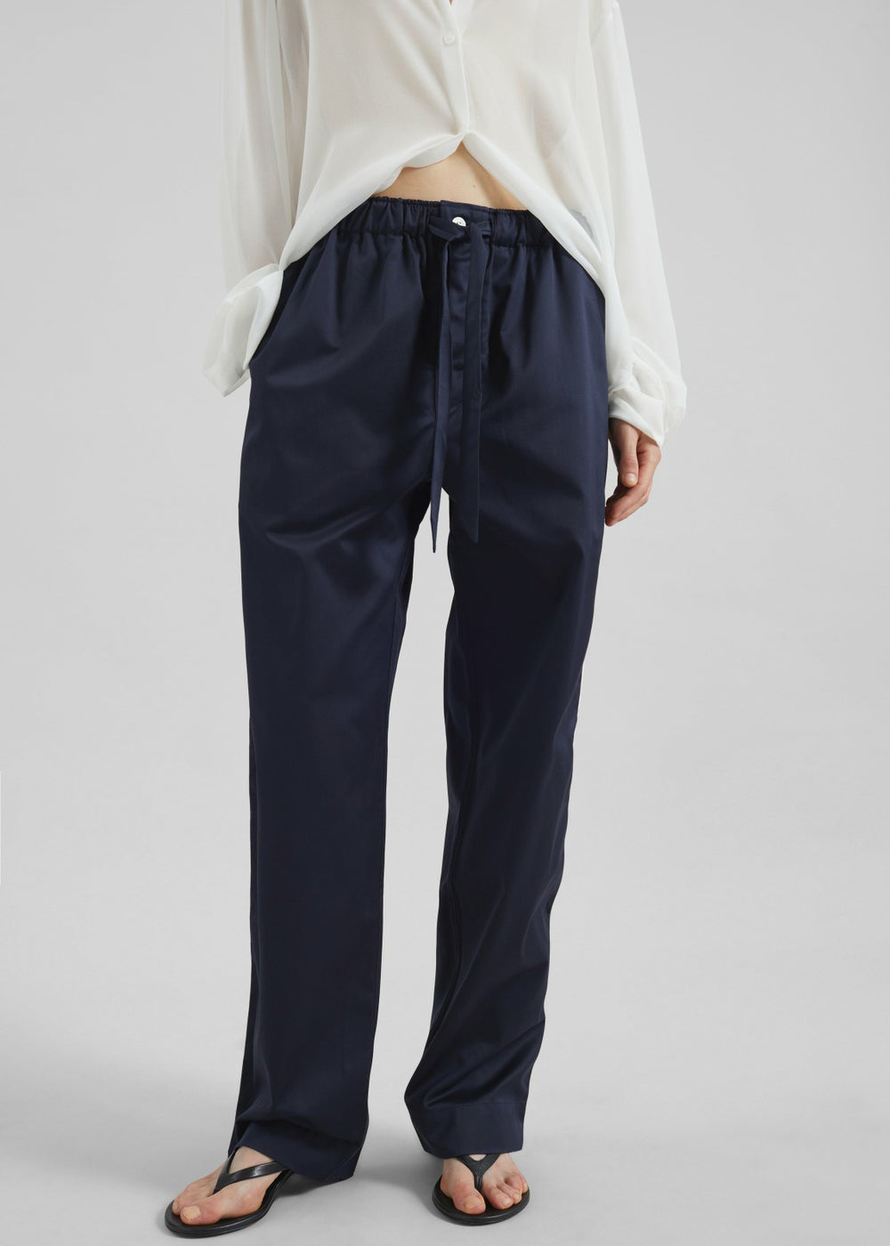 Tekla Sateen Pyjama Pants - Chelsea