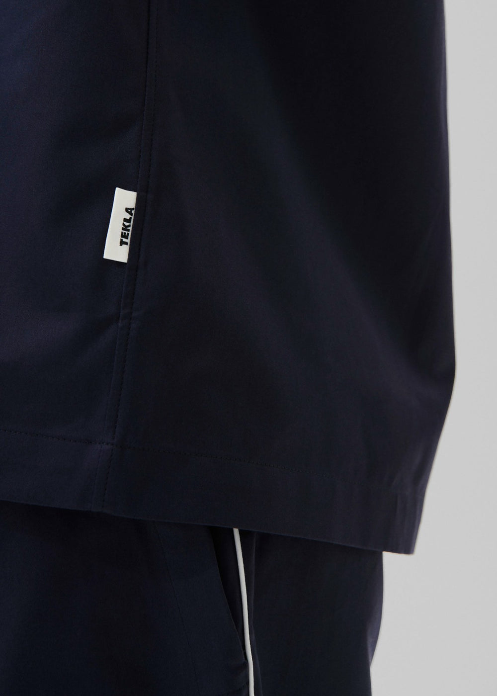 Tekla Sateen Pyjama Shirt - Chelsea