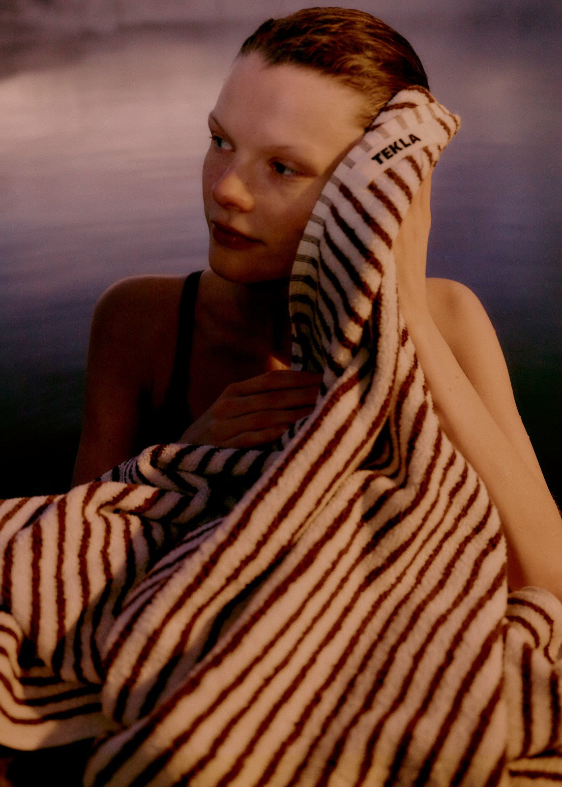Tekla Towel - Kodiak Stripes
