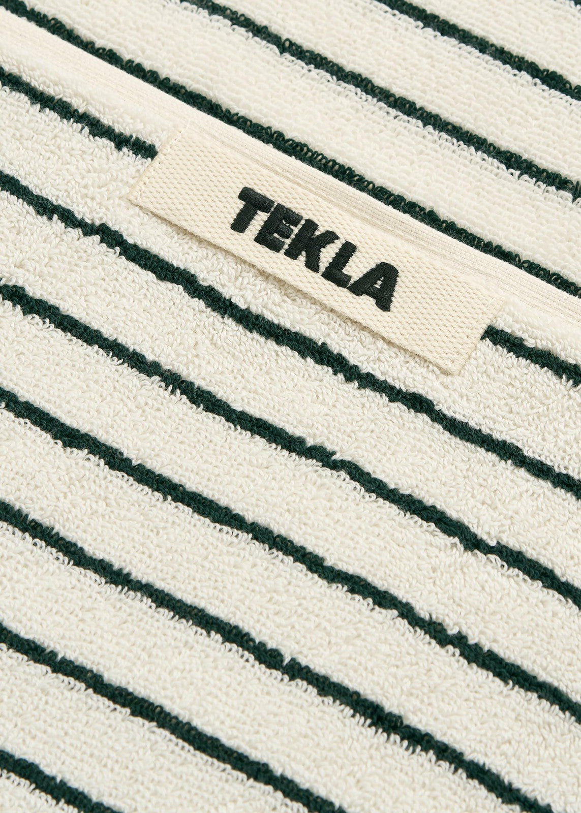 Tekla Towel - Racing Green Stripes