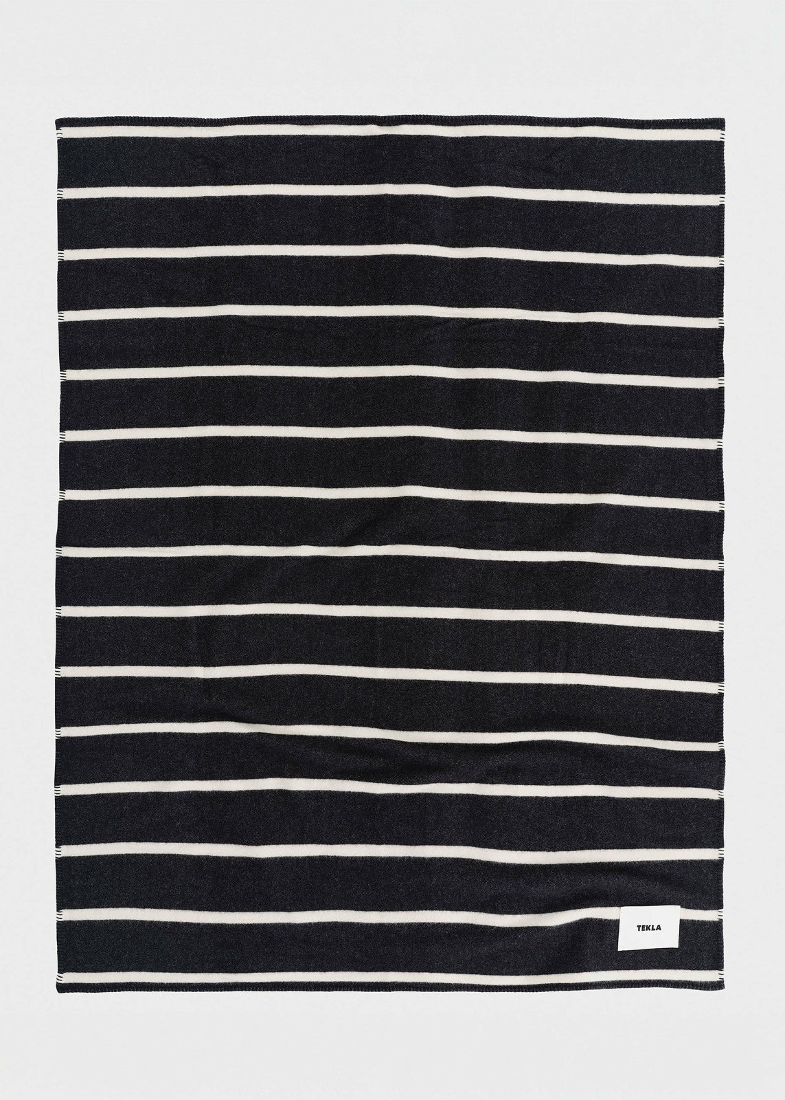 Tekla Lambswool Blanket - Starling Stripes