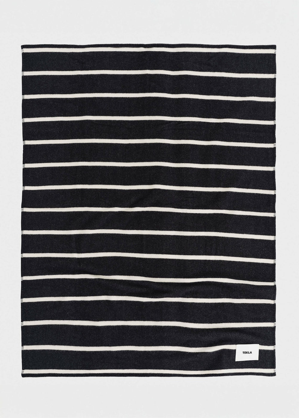 Tekla Lambswool Blanket - Starling Stripes