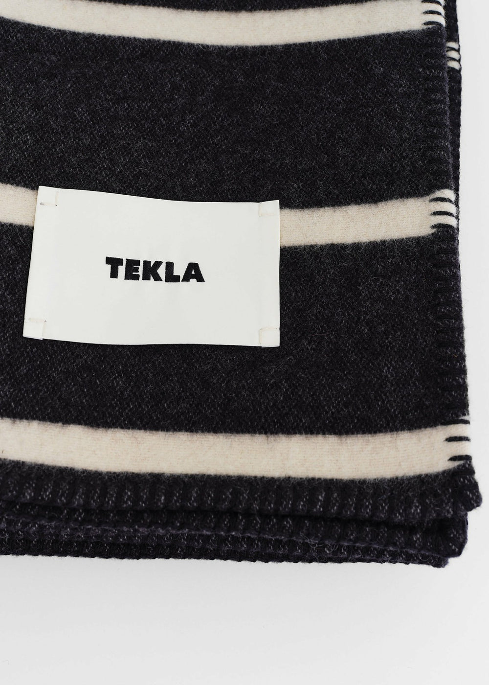 Tekla Lambswool Blanket - Starling Stripes
