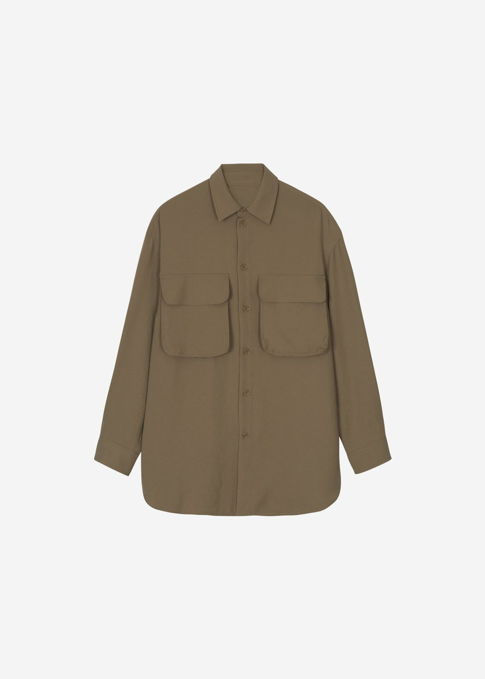 Carbis Cargo Shirt Dress - Camel
