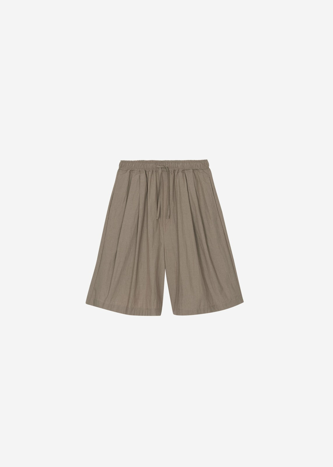Ohio Crinkled Poplin Shorts - Taupe