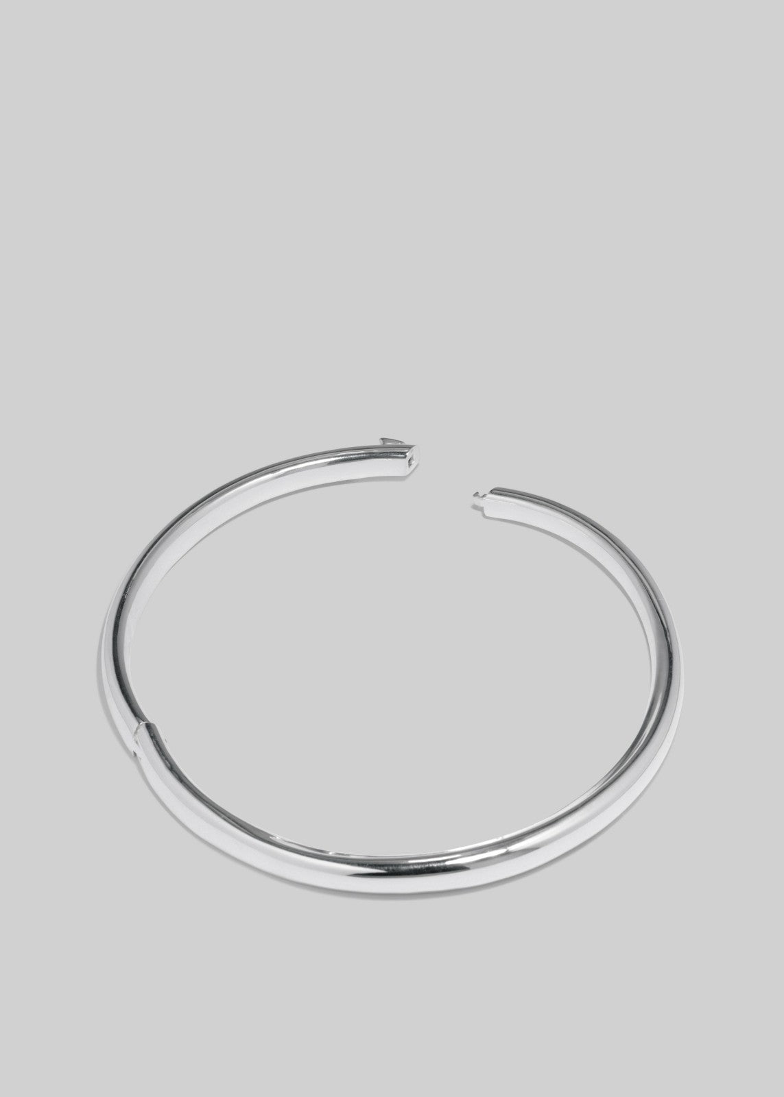 Completedworks Satin Neck Collar - Silver