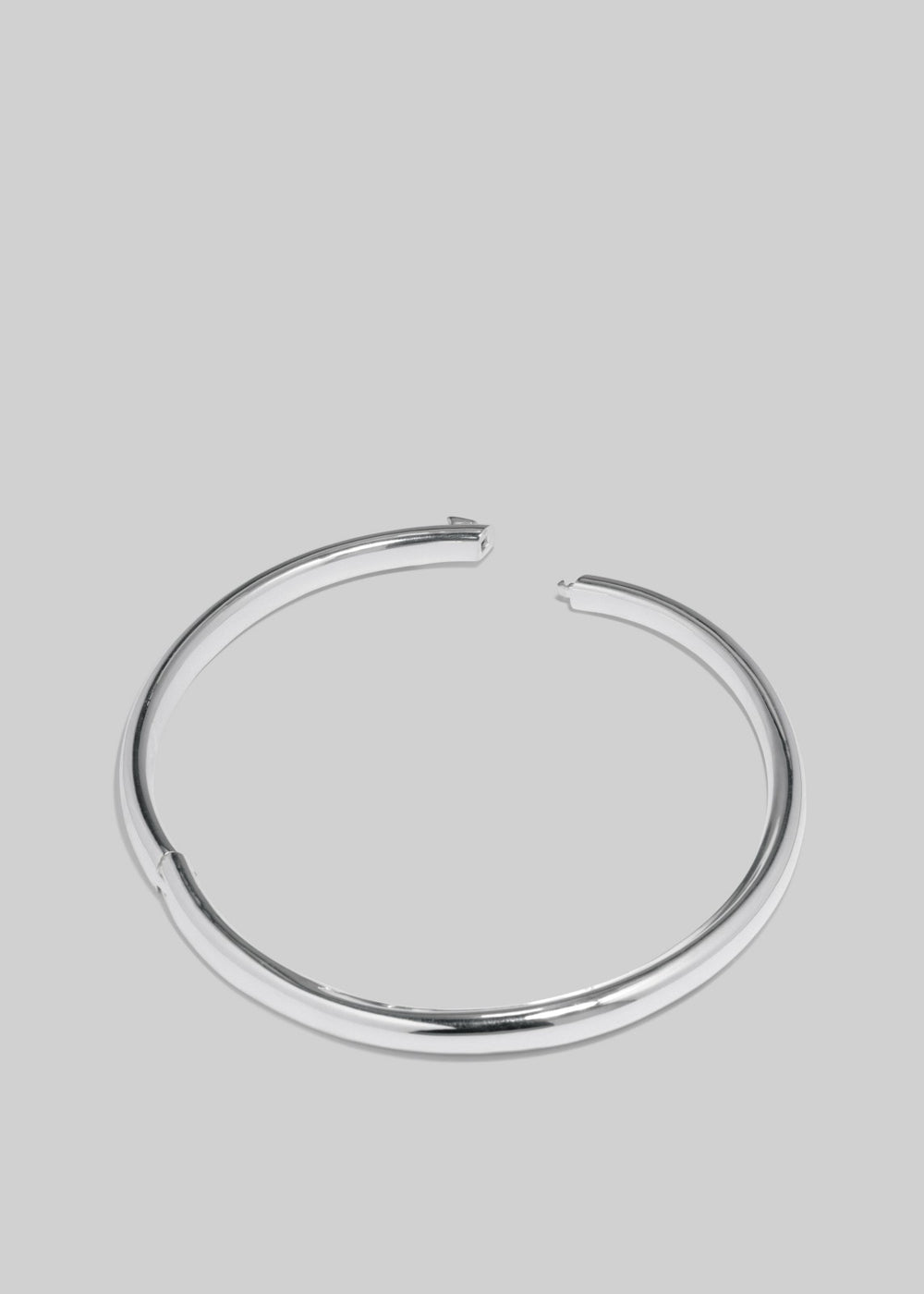 Completedworks Satin Neck Collar - Silver