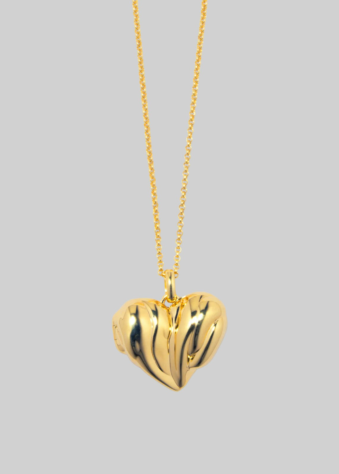 Completedworks Heart Locket Pendant Necklace - Gold