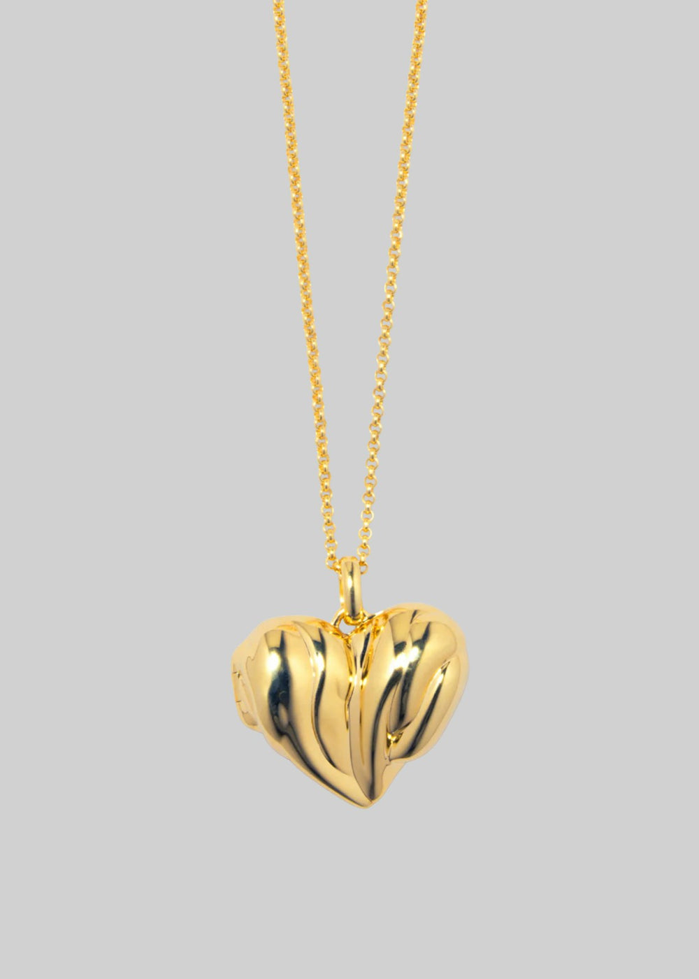 Completedworks Heart Locket Pendant Necklace - Gold