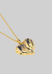 Completedworks Heart Locket Pendant Necklace - Gold