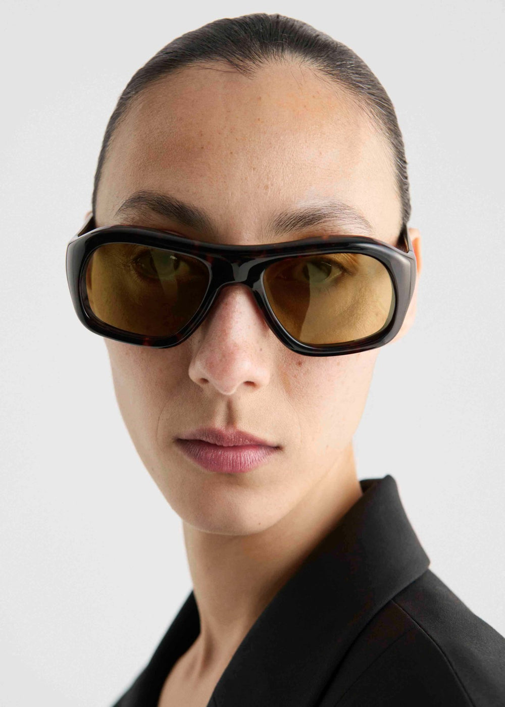 Port Tanger Gray Sunglasses - Myrrh Acetate/Olive Lens