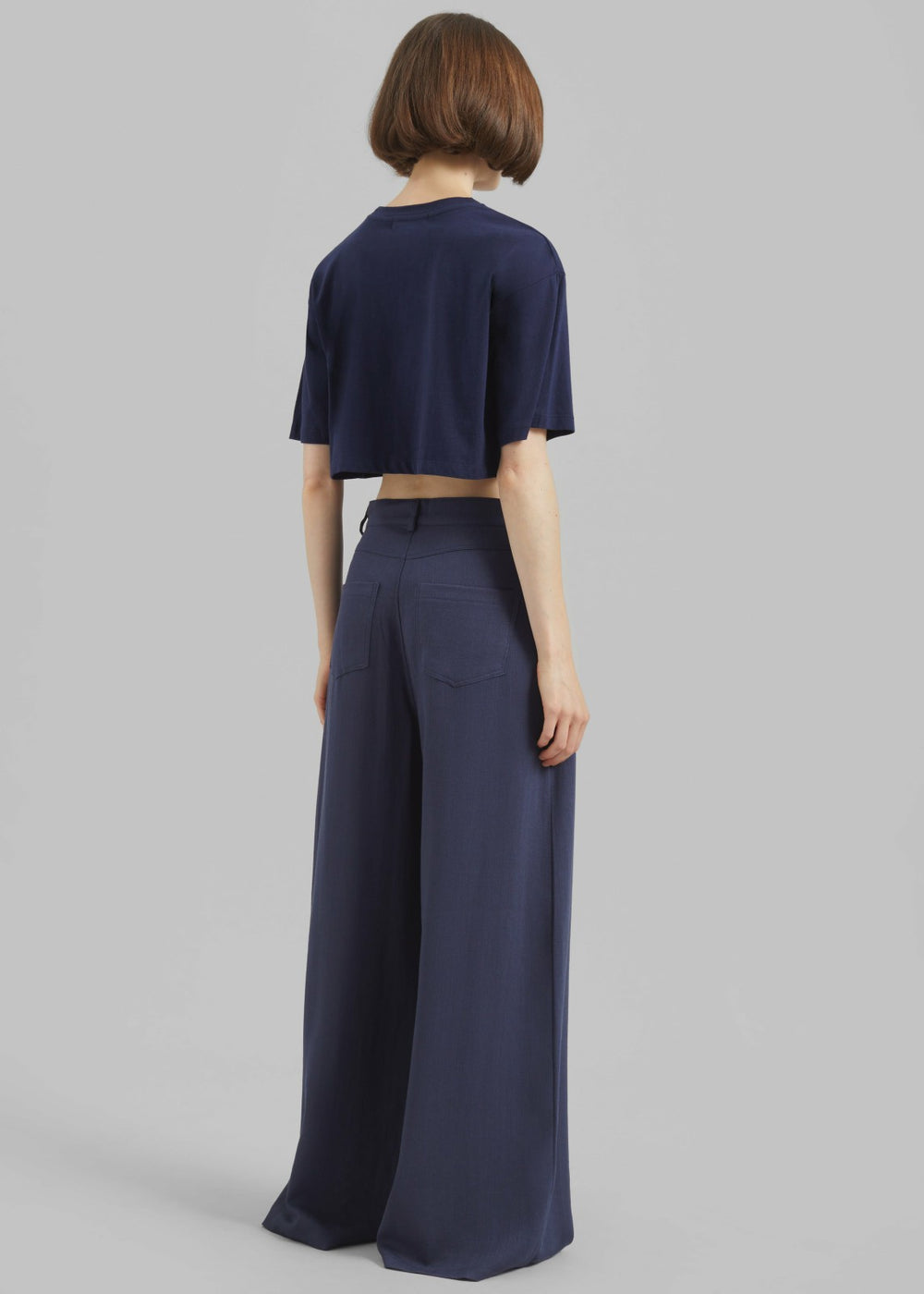 Mapello Wide Leg Pants - Navy